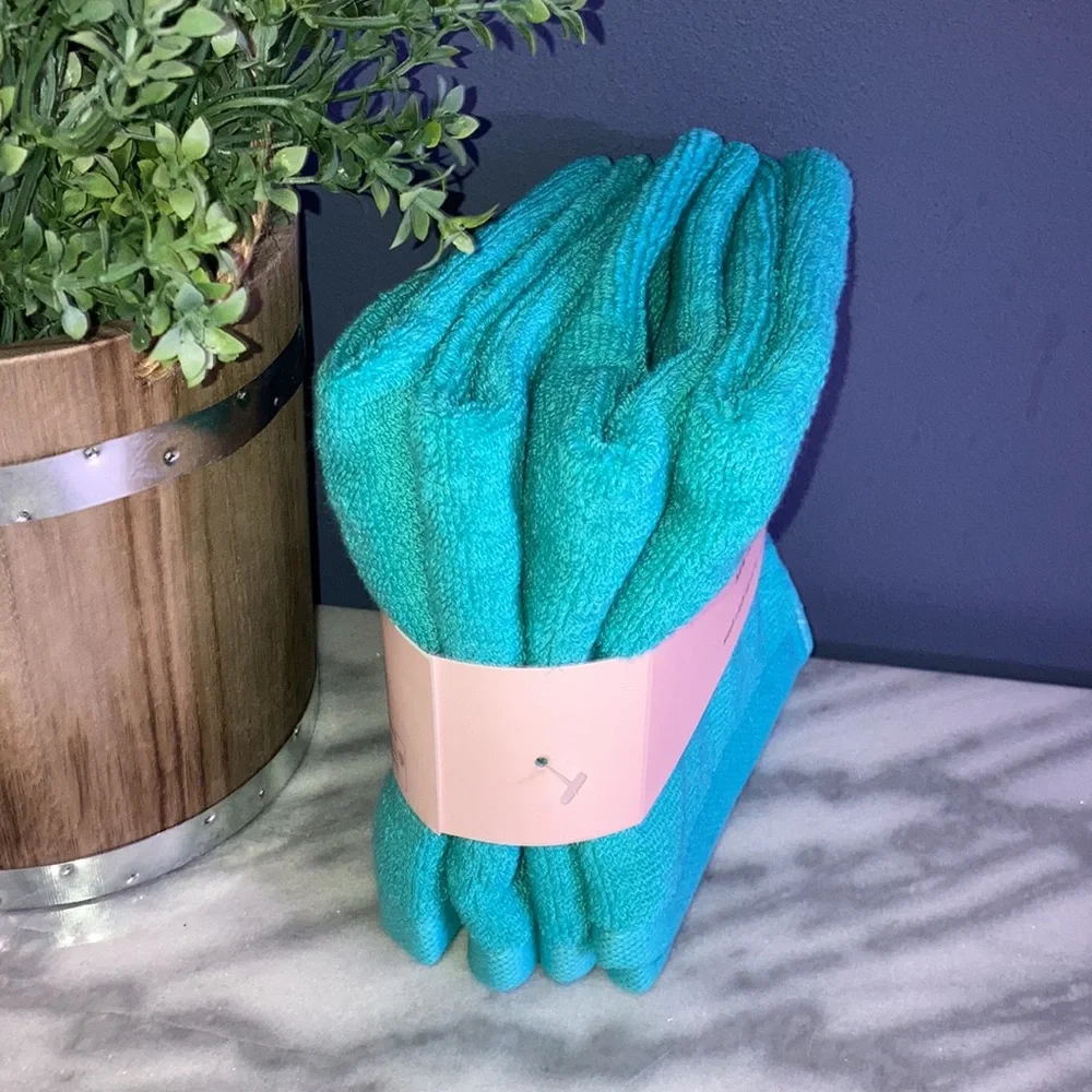 Kate spade washcloth set turquoise